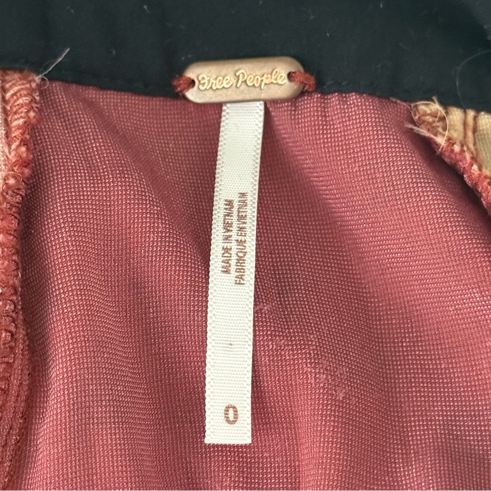 Free People High Atlas Panel Skirt in Velvet - Picture 5 of 5